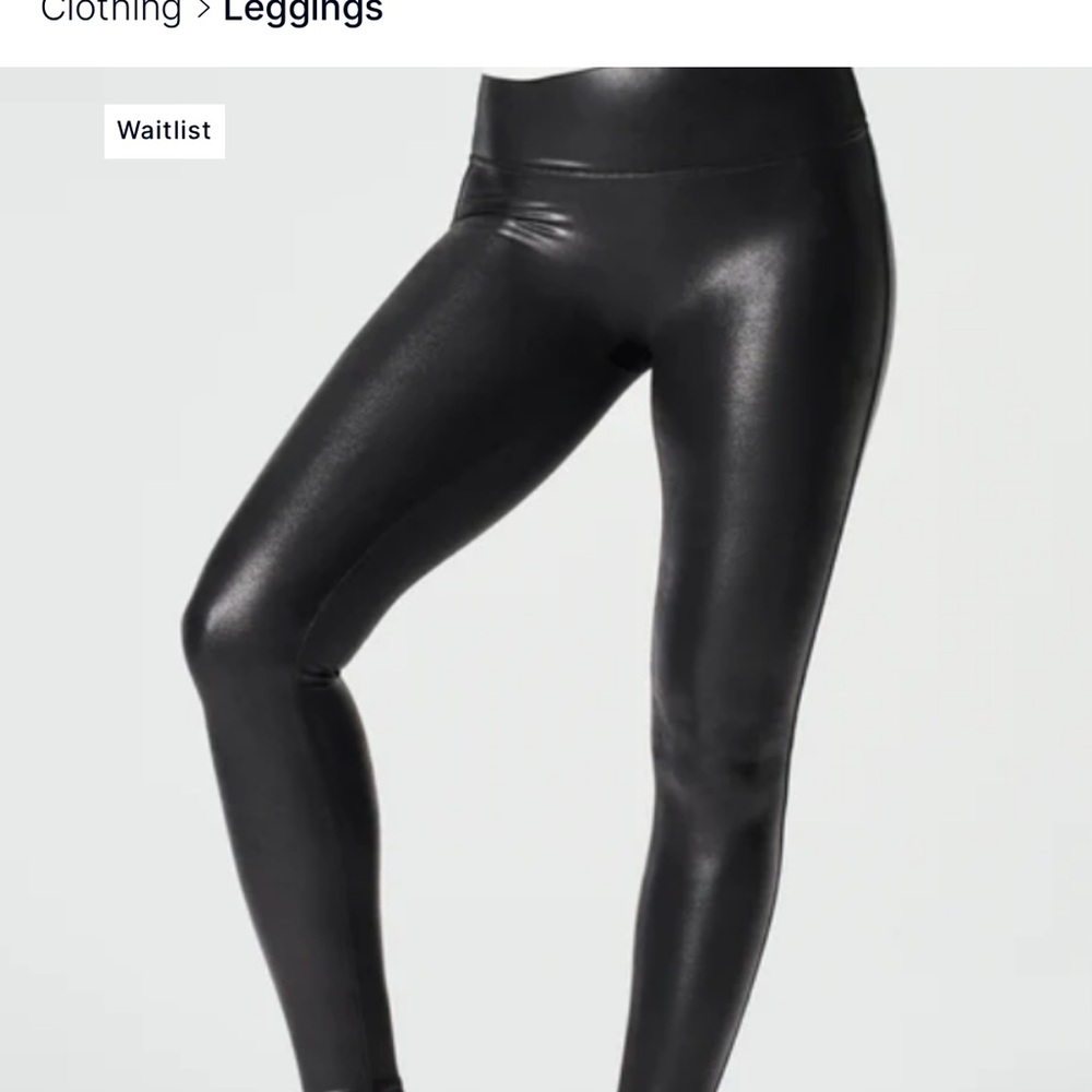 SPANX Midnight Black Leggings-NWOT